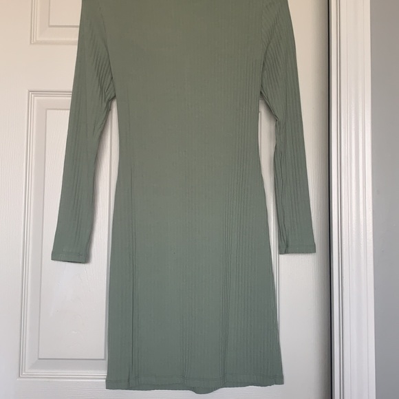 TOPSHOP | Ribbed Cutout Mini Dress Sz US 8 - Picture 7 of 7
